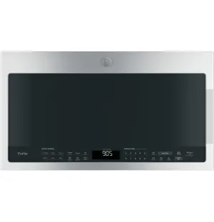 Ge Appliances PVM9005SJSS Ge Profile&#8482; 2.1 Cu. Ft. Over-The-Range Sensor Microwave Oven Microwave Ovens large capacity kitchen microwave