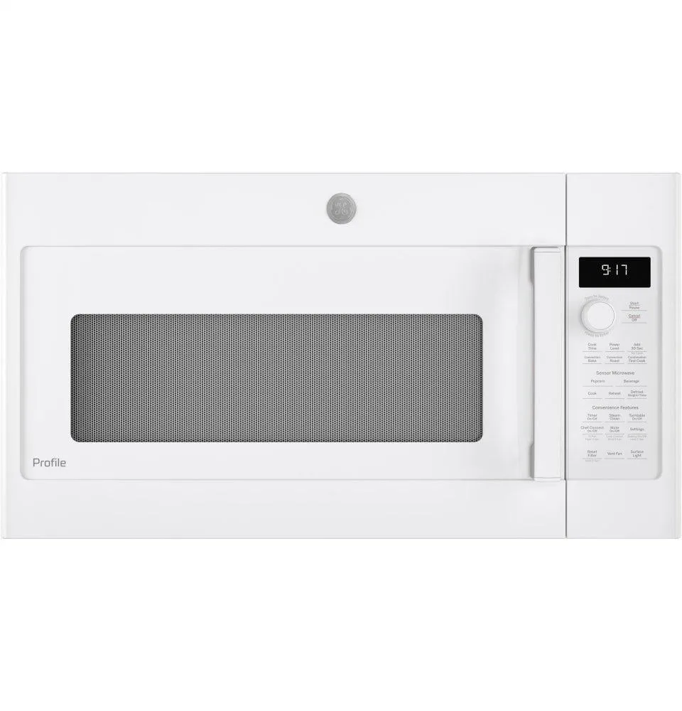 Ge Appliances PVM9179DKWW Ge Profile&#8482; 1.7 Cu. Ft. Convection Over-The-Range Microwave Oven Over The Range Microwaves convection over-the-range microwave