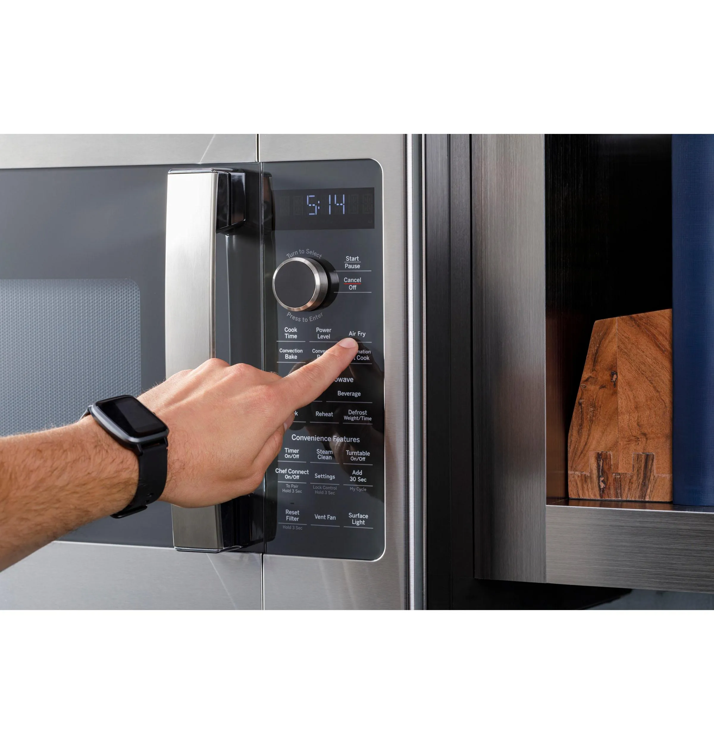 Ge Appliances PVM9179RYSS Ge Profile&#8482; 1.7 Cu. Ft. Convection Over-The-Range Microwave Oven