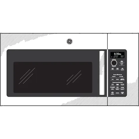 Ge Appliances PVM9215RYSS Ge Profile&#8482; 2.1 Cu. Ft. Over-The-Range Sensor Microwave Oven