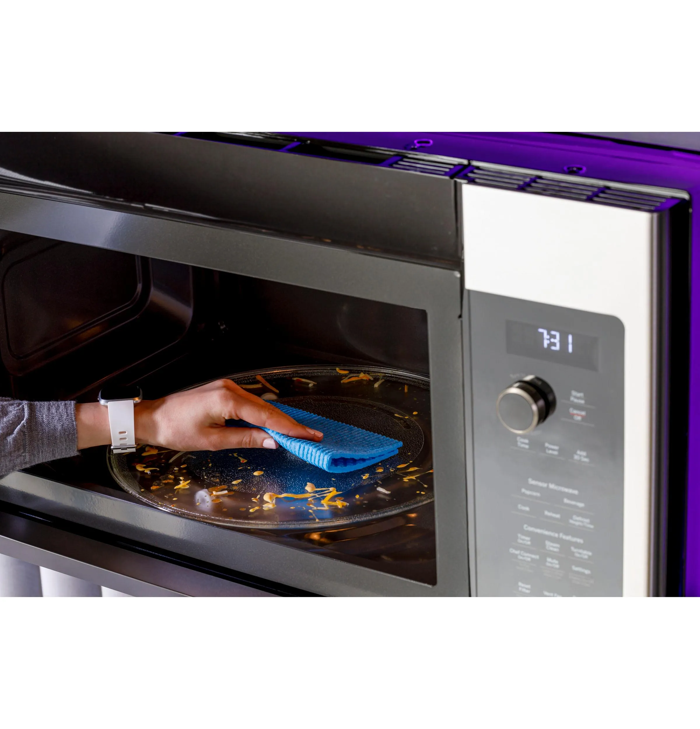Ge Appliances PVM9225RYSS Ge Profile&#8482; 2.2 Cu. Ft. Over-The-Range Sensor Microwave Oven
