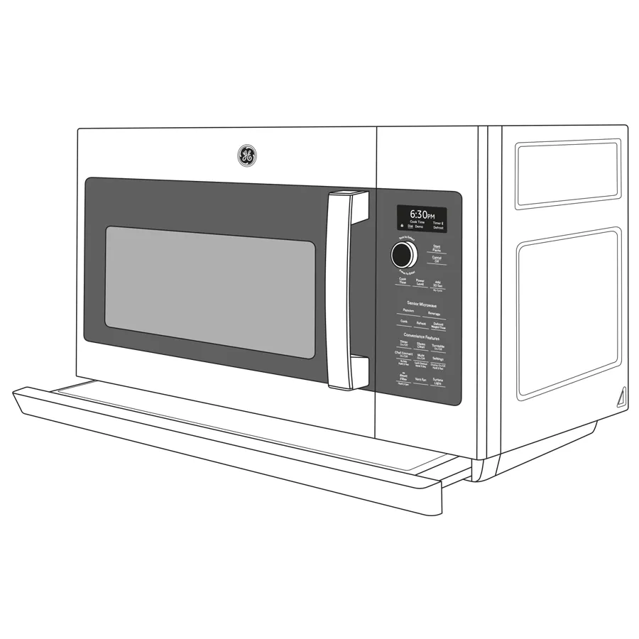 Ge Appliances PVM9225RYSS Ge Profile&#8482; 2.2 Cu. Ft. Over-The-Range Sensor Microwave Oven