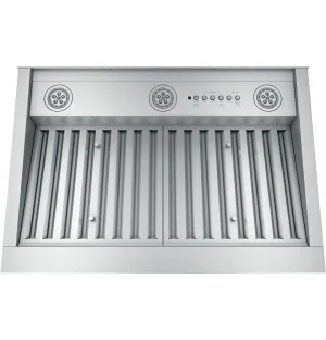 Ge Appliances UVC9300SLSS 30" Smart Designer Custom Insert W/ Dimmable Led Lighting Ventilation Range Hoods high suction kitchen exhaust hood