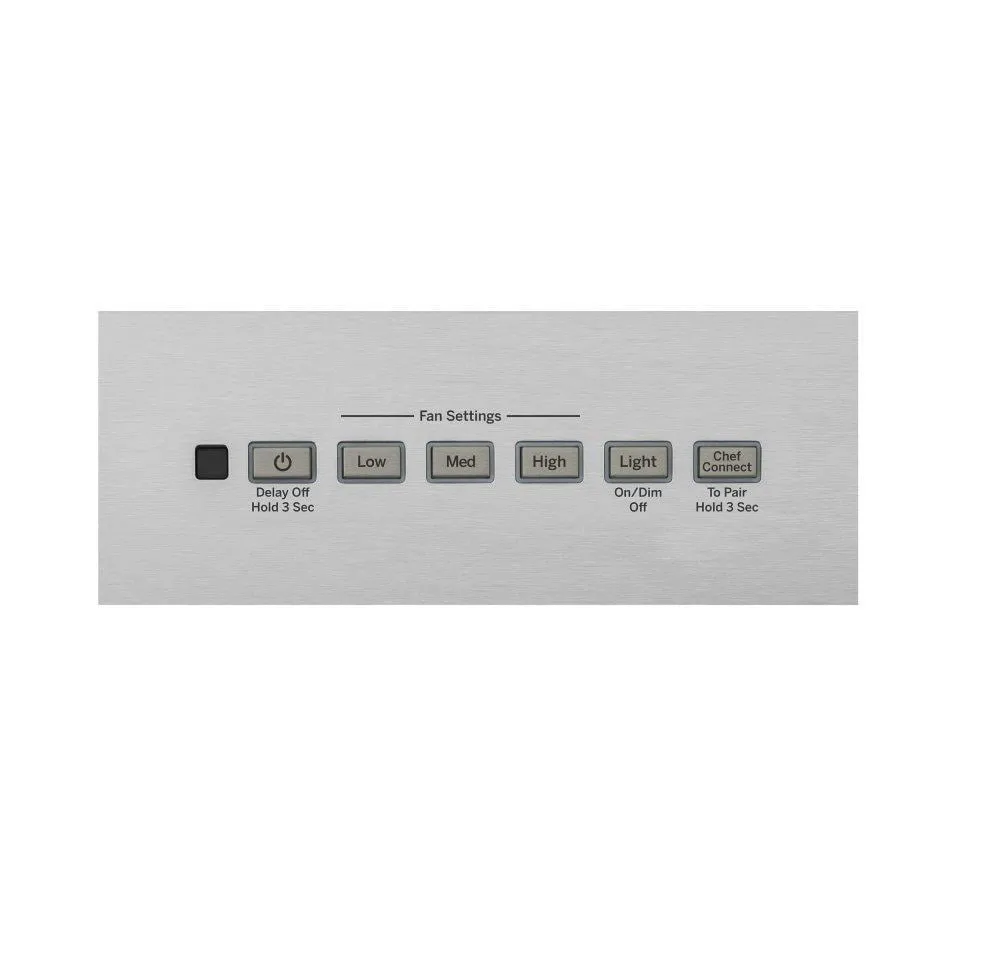 Ge Appliances UVW8301SLSS 30" Designer Wall Mount Hood W/ Dimmable Led Lighting