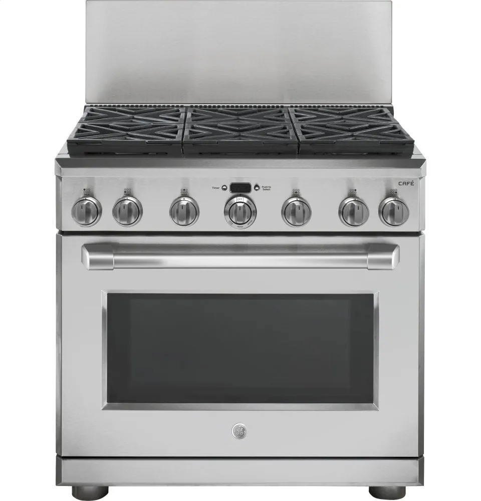 Ge Appliances UX12B36PSS 36" Professional 12" Backsplash Range Accessories drip pans for electric ranges