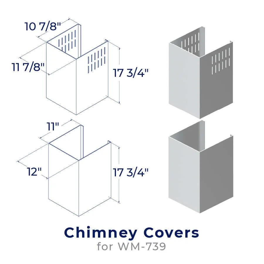 Hauslane CHK005 Chimney Cover Kit - Chk005 (Wm-739) Range Hood Accessories Hood Accessories LED light kits for hoods