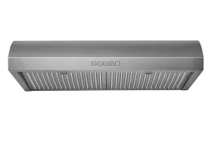 Hauslane UCB018SS30 Hauslane Chef 30-In Convertible Stainless Steel Undercabinet Range Hood Ductless Hoods filterless ductless hood for apartment
