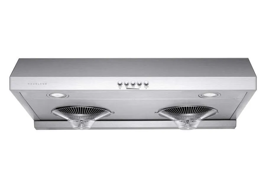 Hauslane UCC100SS30 Hauslane Chef 30-In Ducted Stainless Steel Undercabinet Range Hood Ductless Hoods filterless ductless hood for apartment