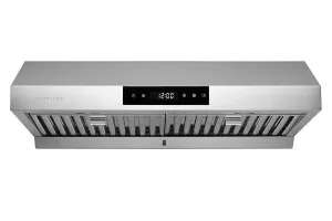 Hauslane UCPS18SS30 Hauslane Chef 30-In Ducted Stainless Steel Undercabinet Range Hood Ductless Hoods filterless ductless hood for apartment