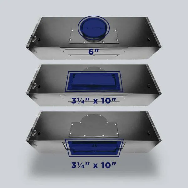 Hauslane UCPS18WHT30 Hauslane Chef 30-In Ducted Matte White Undercabinet Range Hood