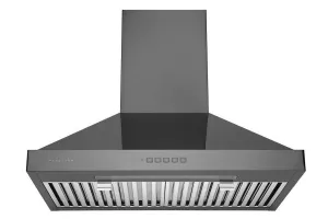 Hauslane WM590BSS30 Hauslane Chef 30-In Convertible Black Stainless Steel Wall-Mounted Range Hood Ventilation Range Hoods high suction kitchen exhaust hood