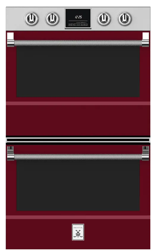 Hestan KDO30BG 30" Double Wall Oven - Burgundy / Tin Roof Wall Ovens 27 inch wall oven built-in