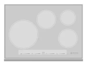 Hestan KIC30MS 30" Induction Cooktop W/ 4 Burners - Metallic Silver Induction portable induction cooktop double burner