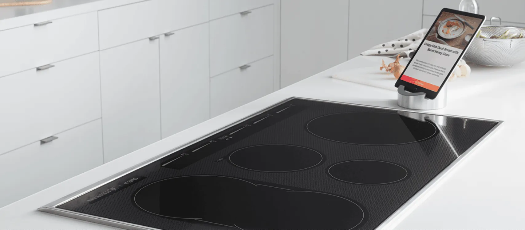 Hestan KICS36BK 36" Smart Induction Cooktop W/ 5 Induction Cooking Zones - Black Induction portable induction cooktop double burner