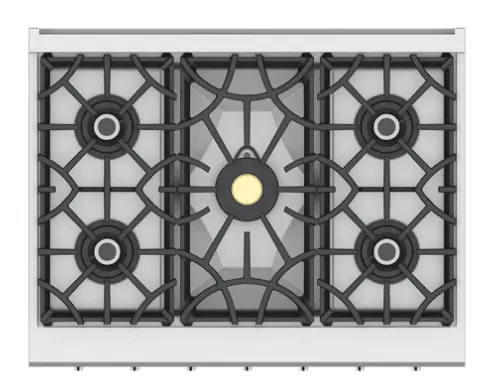Hestan KRT365NG 36" 5-Burner Rangetop - Natural Gas - Stainless Steel / Steeletto