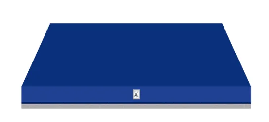 Hestan KVC54BU 54" Chimney Hood - Blue / Prince Ventilation Range Hoods high suction kitchen exhaust hood