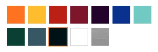 Hestan KVP48BG 48" Pro Canopy Hood - Burgundy / Tin Roof