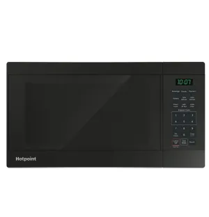Hotpoint RES1072DTBB Hotpoint 0.7 Cu. Ft. Capacity Countertop Microwave Oven Countertop Microwaves compact countertop microwave oven