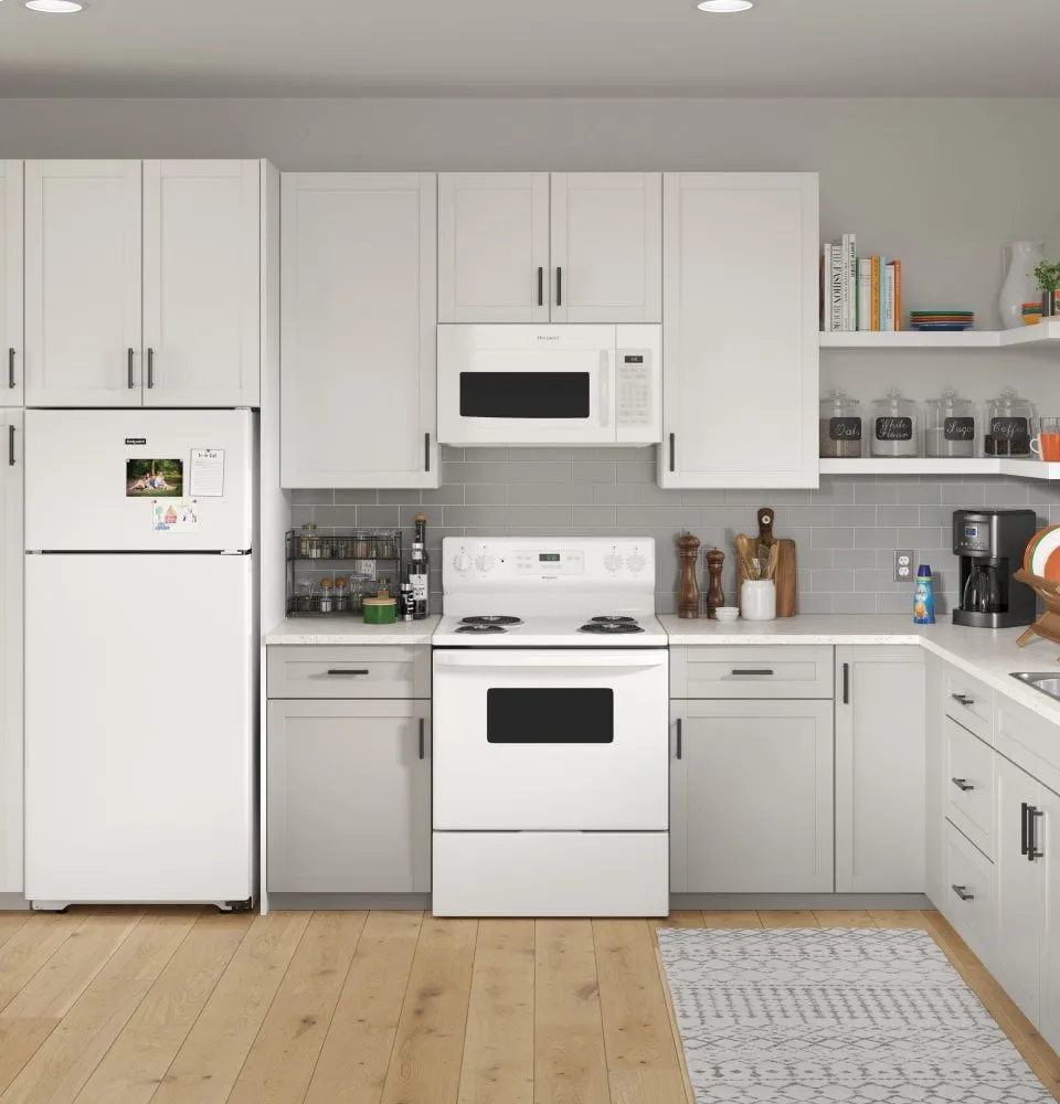 Hotpoint RVM5160DHWW Hotpoint 1.6 Cu. Ft. Over-The-Range Microwave Oven