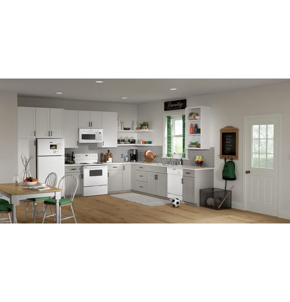 Hotpoint RVM5160DHWW Hotpoint 1.6 Cu. Ft. Over-The-Range Microwave Oven