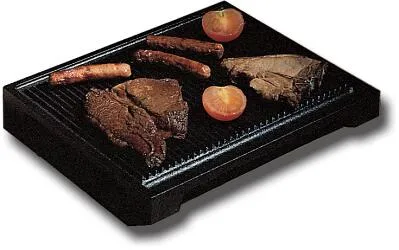Ilve A00604 Small Ribbed Cast Iron Steak Grill Pan Range Accessories oven racks and replacement trays