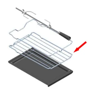 Ilve A09233 Ilve Parts A/092/33 Oven Rack For Small Oven (36" And 48" Mini Oven) Range Accessories stove ignition switch kits
