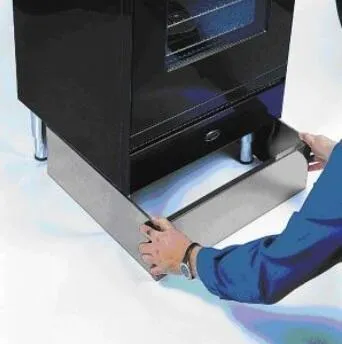 Ilve AMZ100I Wrap Around Toe Kick, In Stainless Steel Range Accessories oven racks and replacement trays