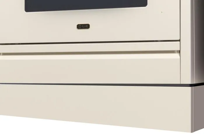 Ilve APZ100140A Antique White Toe Kick For 40" Nostalgie And Pro Ilve Range Range Accessories oven racks and replacement trays