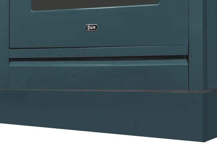 Ilve APZ120140GU Blue Grey Toe Kick For 48" Nostalgie And Pro Ilve Range Range Accessories oven racks and replacement trays