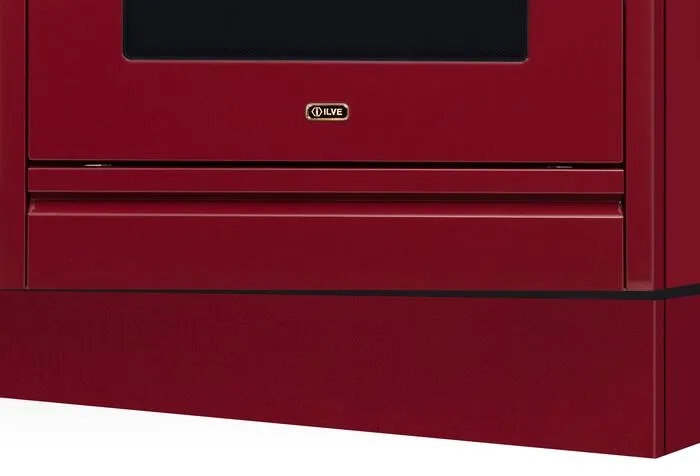 Ilve APZ150140RB Burgundy Toe Kick For 60" Nostalgie And Pro Ilve Range Range Accessories oven racks and replacement trays