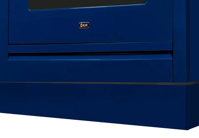 Ilve APZ76140BL Blue Toe Kick For 30" Nostalgie And Pro Ilve Range Range Accessories oven racks and replacement trays
