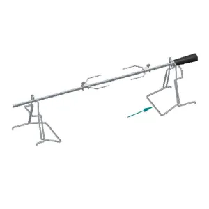 Ilve EA6678002000000 Ilve Parts Ea6678002000000 Rotisserie Spit Support (Right) (A/482/53) Range Accessories stove ignition switch kits