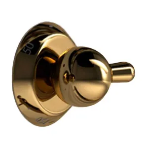 Ilve EG9494005000116 Ilve Parts Eg9494005000116 Electric (Degree)F Therm Brass Knob For Nostalgie Ii Ranges (G/367/10/14) Range Accessories stove ignition switch kits