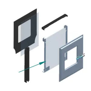 Ilve EG9860007000000 Ilve Parts Eg9860007000000 Door Glass For Uov 30 E3 Range Accessories stove ignition switch kits