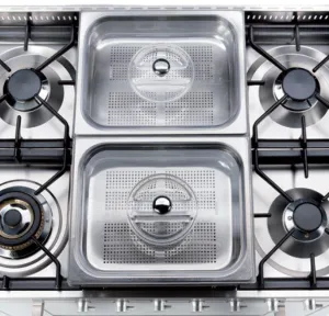 Ilve G00202 Stainless Steel Steam Cooker Basins Range Accessories oven racks and replacement trays