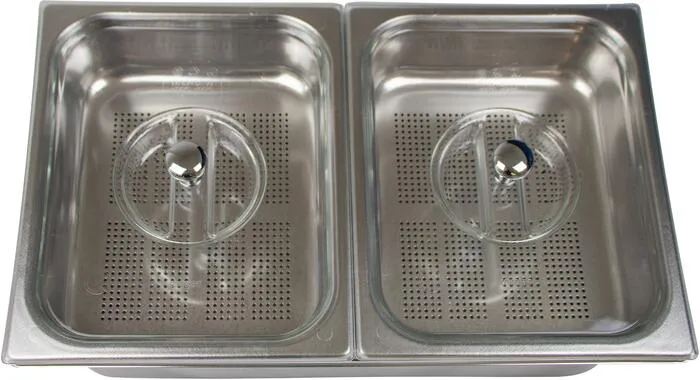 Ilve G00202 Stainless Steel Steam Cooker Basins