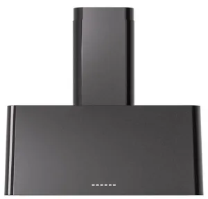 Ilve UAG30BK Nostalgie 30 Inch Glossy Black Wall Mount Range Hood Ventilation Range Hoods high suction kitchen exhaust hood