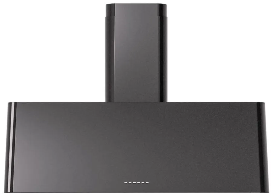 Ilve UAG40BK Nostalgie 40 Inch Glossy Black Wall Mount Range Hood Convertable Hoods quiet convertible vent hood