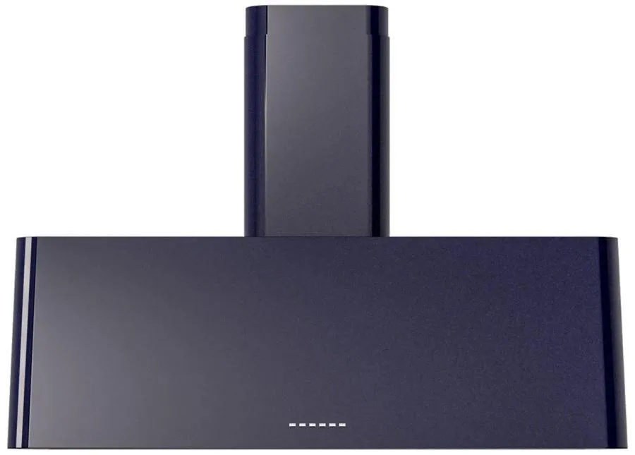 Ilve UAG40MB Nostalgie 40 Inch Blue Wall Mount Range Hood Convertable Hoods quiet convertible vent hood