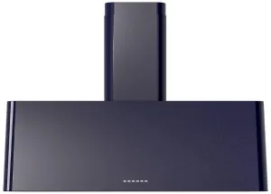 Ilve UAG40MB Nostalgie 40 Inch Blue Wall Mount Range Hood Convertable Hoods quiet convertible vent hood