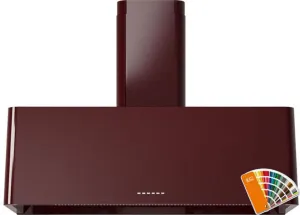 Ilve UAG40RA Nostalgie 40 Inch Custom Ral Color Wall Mount Range Hood Ventilation Range Hoods high suction kitchen exhaust hood