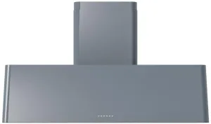 Ilve UAG48BG Nostalgie 48 Inch Blue Grey Wall Mount Range Hood Convertable Hoods quiet convertible vent hood