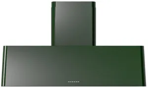Ilve UAG48EG Nostalgie 48 Inch Emerald Green Wall Mount Range Hood Ventilation Range Hoods high suction kitchen exhaust hood