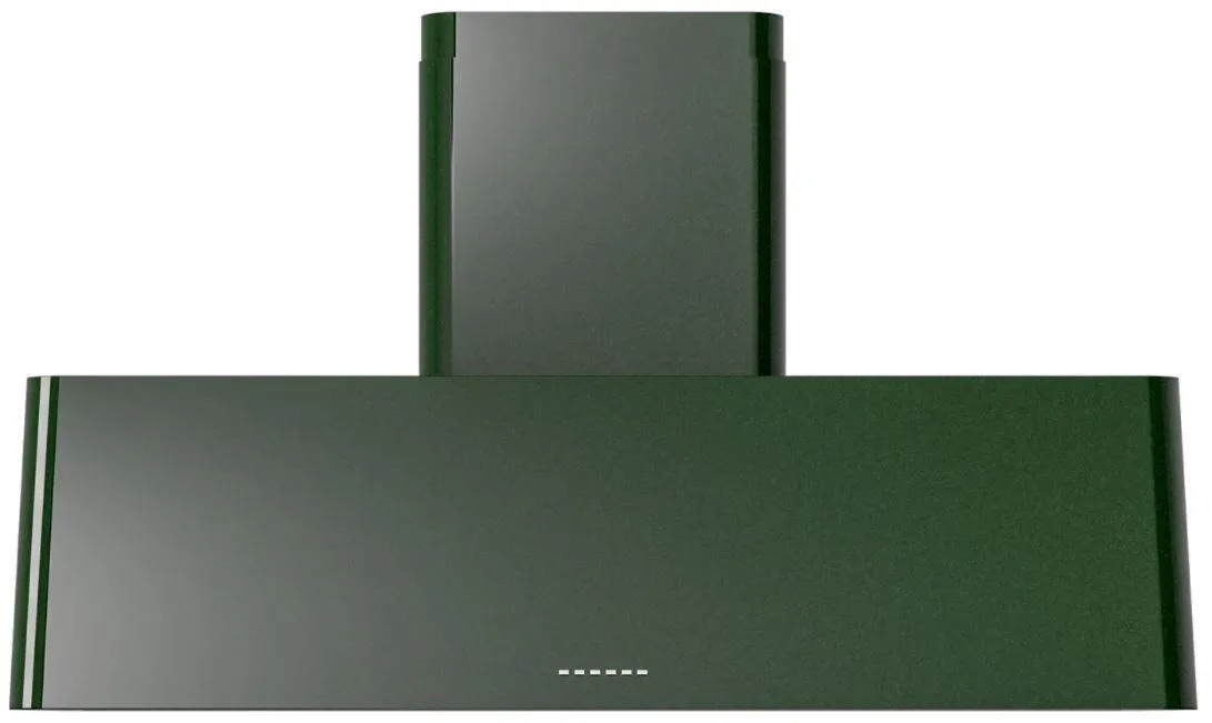 Ilve UAG48EG Nostalgie 48 Inch Emerald Green Wall Mount Range Hood Convertable Hoods quiet convertible vent hood