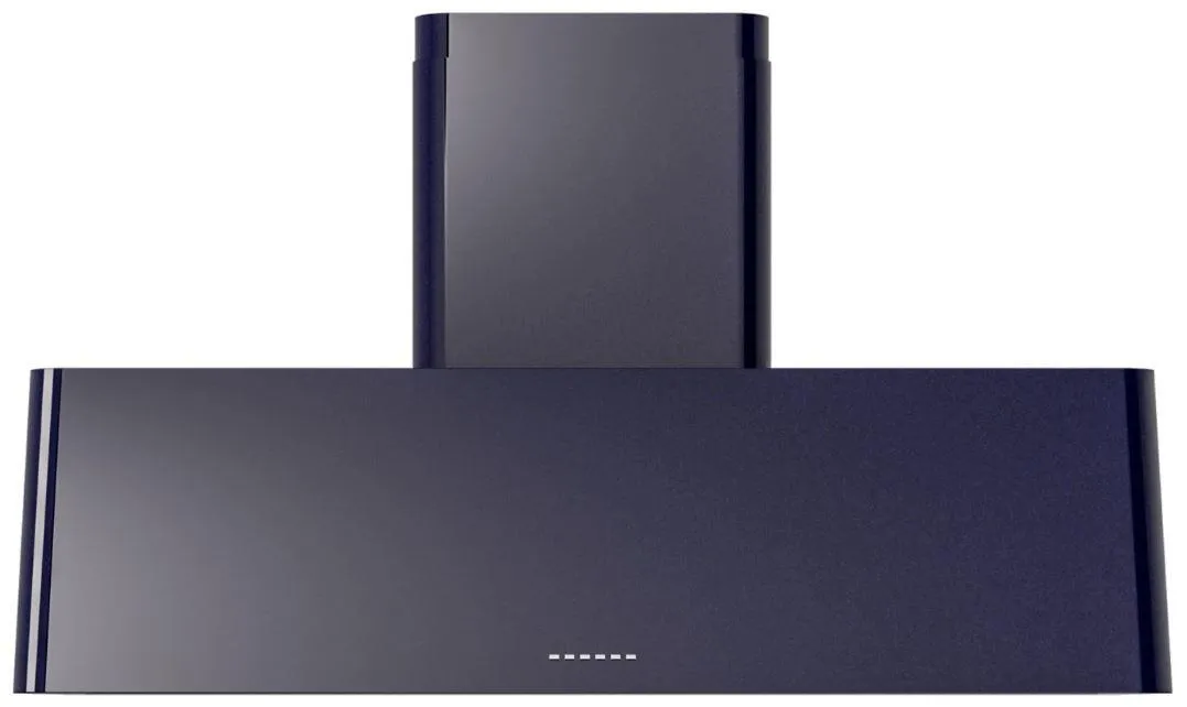 Ilve UAG48MB Nostalgie 48 Inch Blue Wall Mount Range Hood Ventilation Range Hoods high suction kitchen exhaust hood