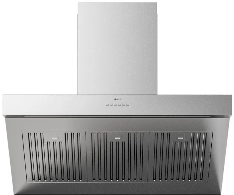 Ilve UAGQ36SS Professional Plus 36 Inch Stainless Steel Wall Mount Range Hood Ventilation Range Hoods high suction kitchen exhaust hood