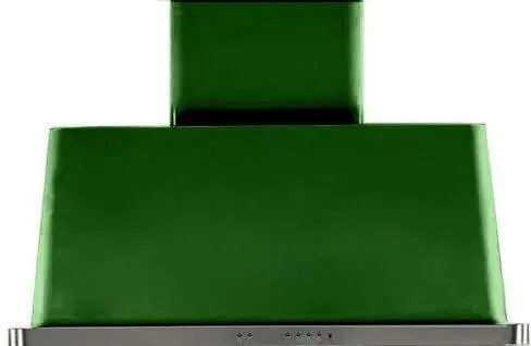 Ilve UAM100EG Majestic 40 Inch Emerald Green Wall Mount Range Hood Ventilation Range Hoods high suction kitchen exhaust hood
