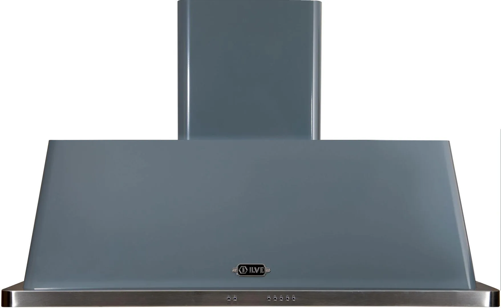 Ilve UAM120BG Majestic 48 Inch Blue Grey Wall Mount Range Hood Professional Hoods 36 inch wall mount hood