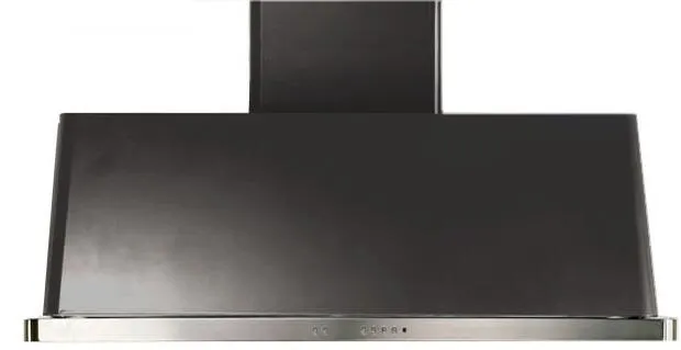 Ilve UAM120MG Majestic 48 Inch Matte Graphite Wall Mount Range Hood Professional Hoods 36 inch wall mount hood