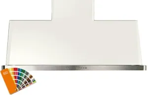 Ilve UAM120RA Majestic 48 Inch Custom Ral Color Wall Mount Range Hood Ventilation Range Hoods high suction kitchen exhaust hood